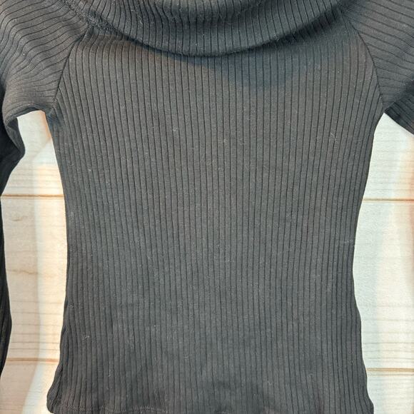 Madewell Black Off-Shoulder Long-Sleeve Top Size XS - Picture 7 of 12